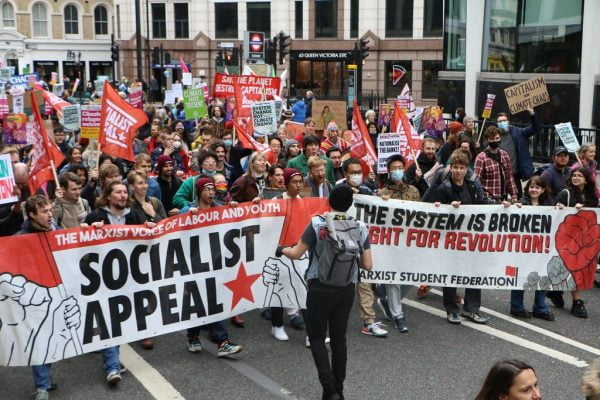 Socialist Appeal Climate demonstration