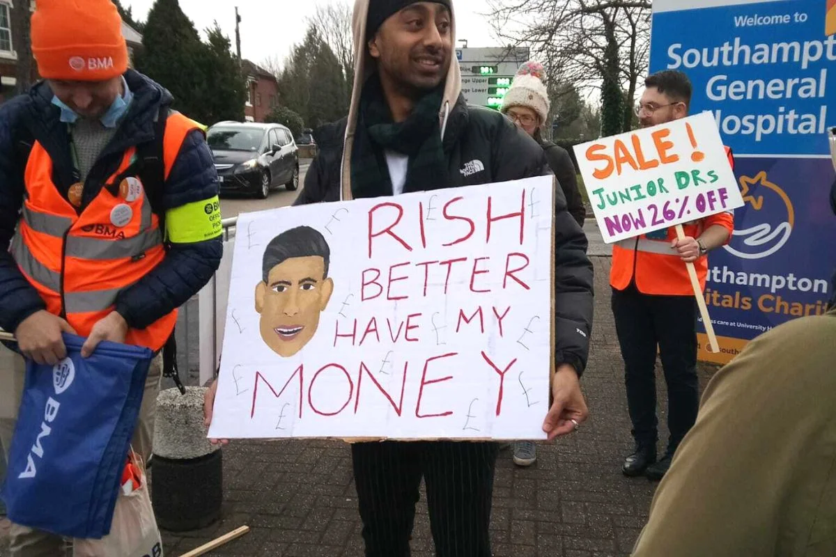 bma junior doctor strike rishi