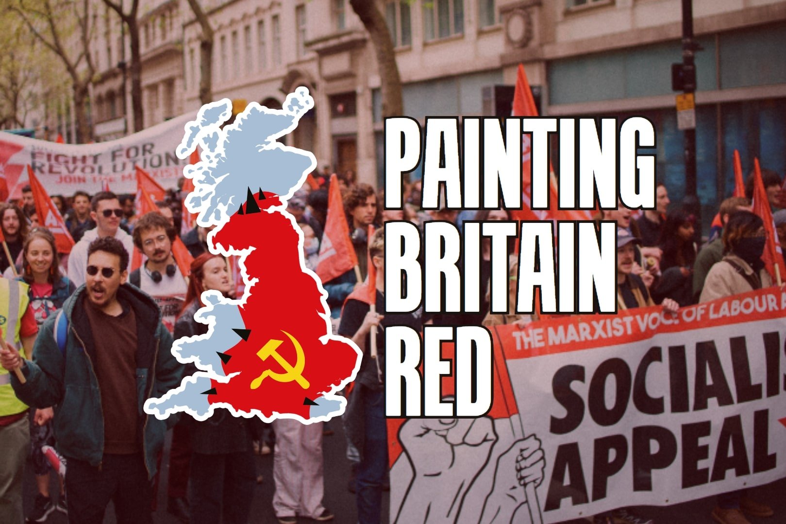 Painting britain red