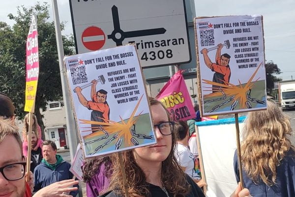 Far right infiltrate Llanelli – labour movement must mobilise!
