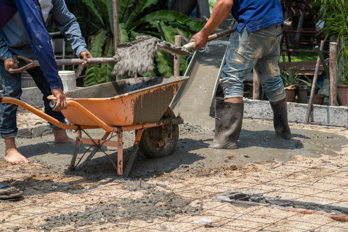 Migrant labour canva stock image