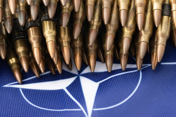 NATO flag bullets