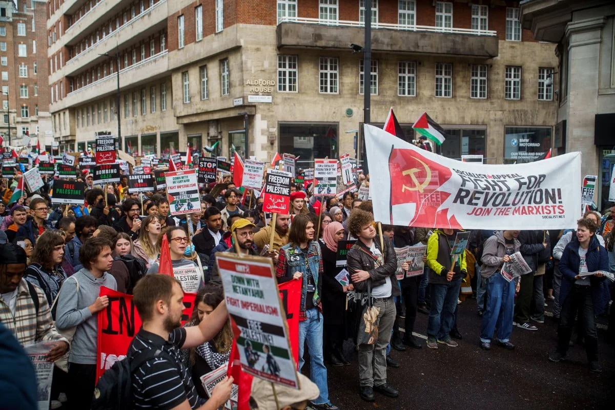 London palestine march fight for revolution
