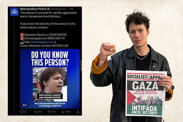 British state clamps down on Palestine solidarity – Support the communist fightback!