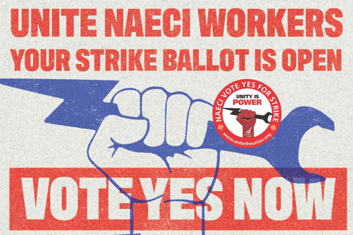 Strike ballot success across NAECI industrial sites: Power to the workers!