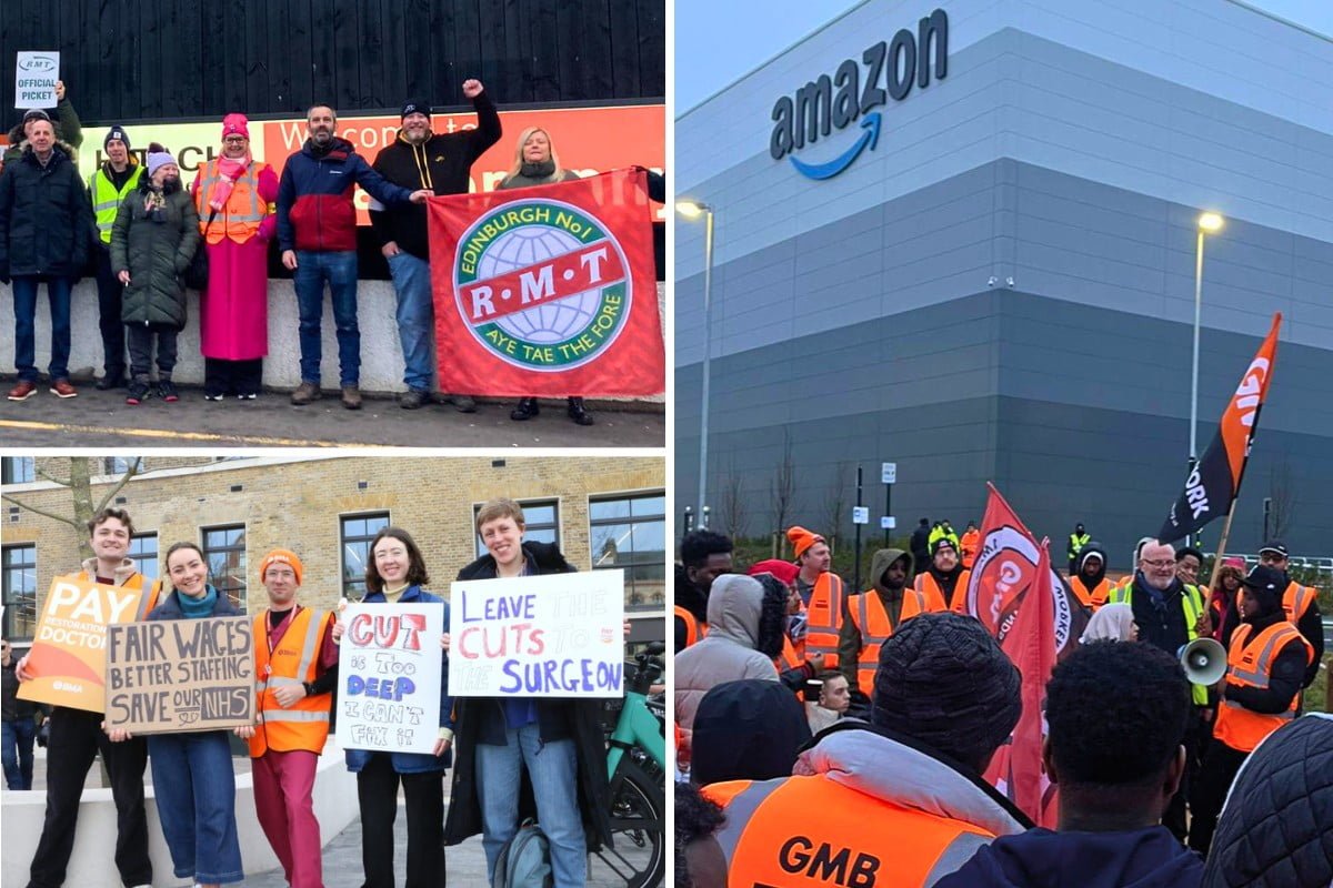 From Amazon, to the railways, to the NHS: The struggle continues