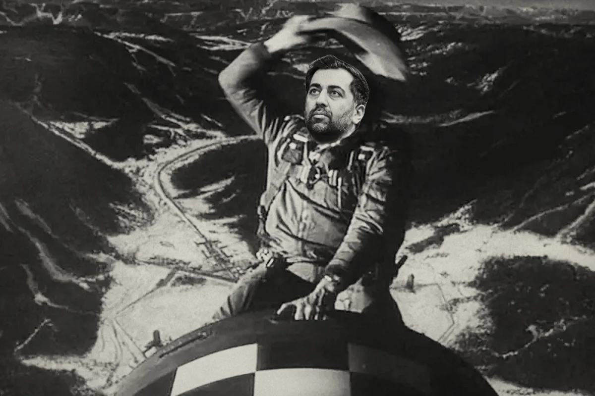 Yousaf riding the bomb