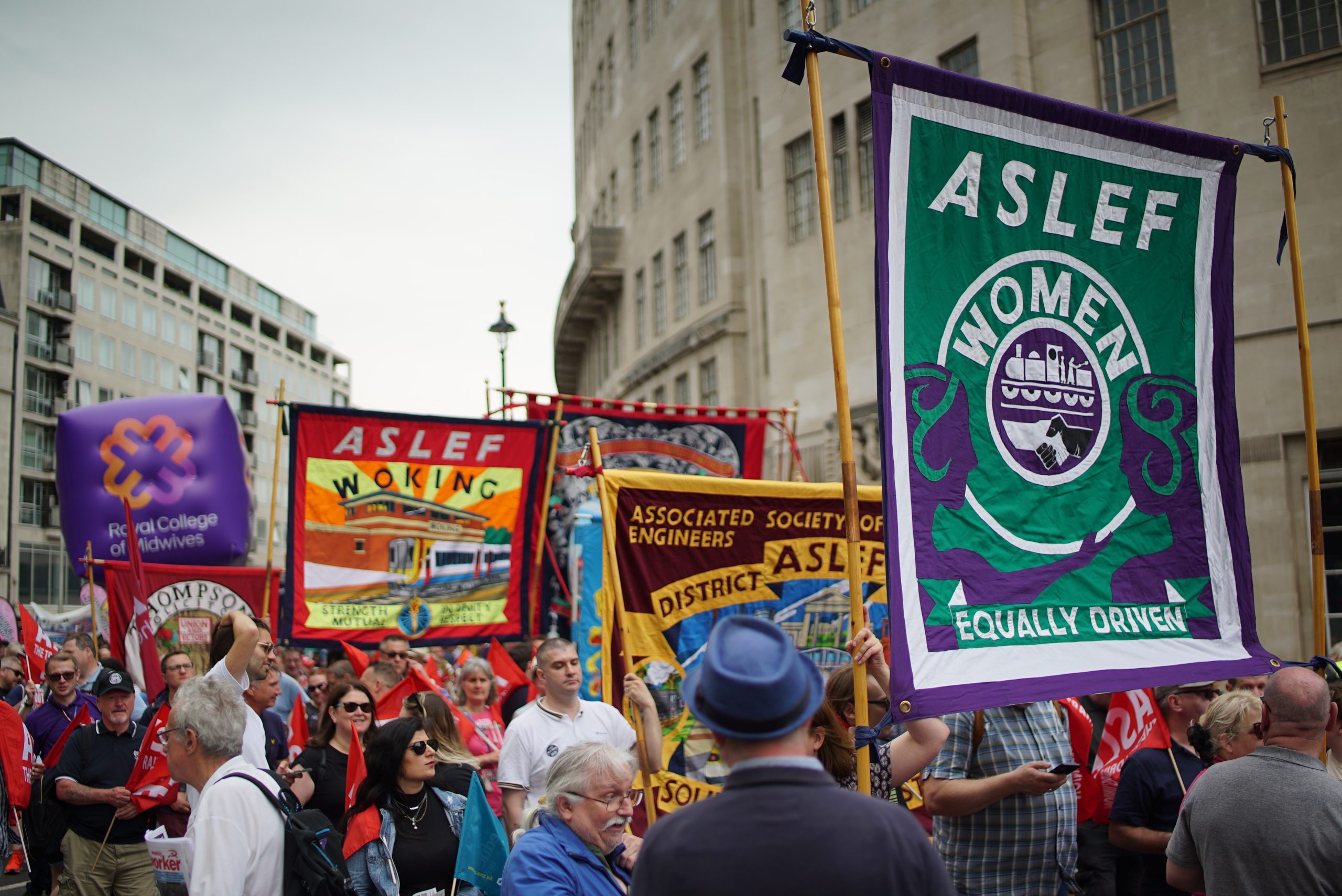 ASLEF march