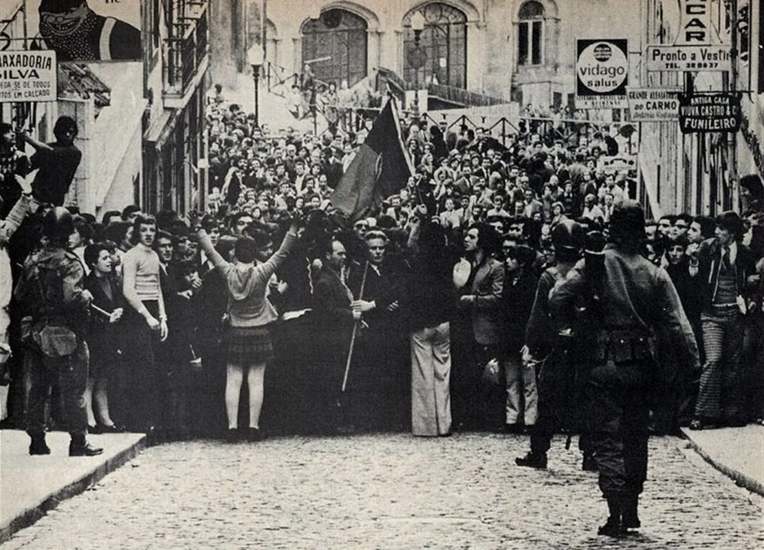 Portuguese Revolution 1974 Image Flickr Hemeroteca Digital
