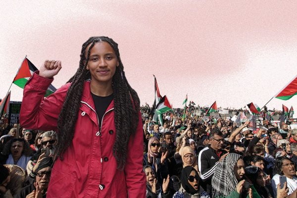 Fiona Lali Palestine march