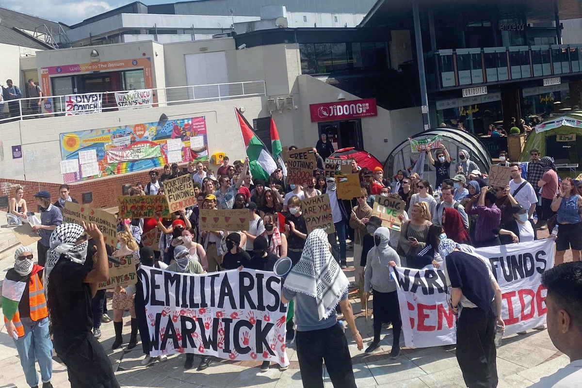 Palestine protests sweep UK universities: Kick imperialism off campus!