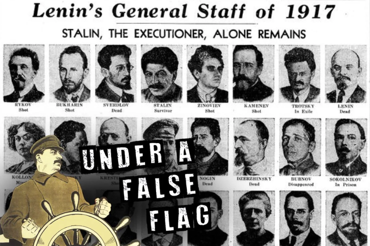 Under a false flag Moscow Trials