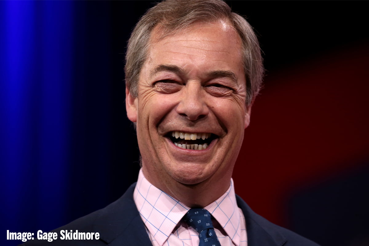 Farage stands for election: Another crook joins the fray