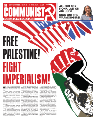 The Communist issue 10 back page