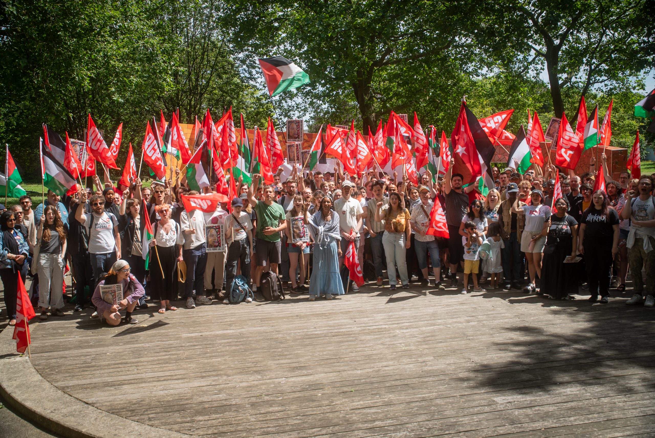 Comrades on the campaign trail