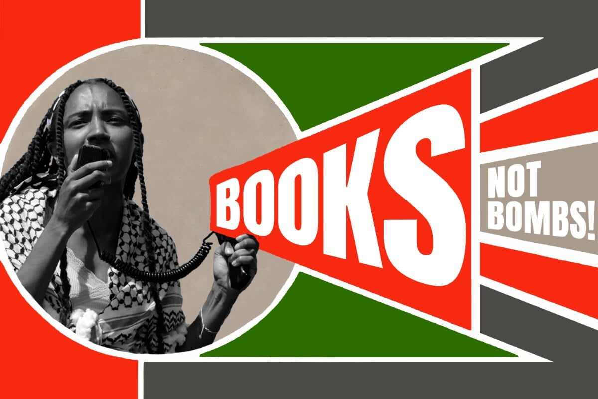 Fiona Lali on tour: Books Not Bombs! Join the fight against imperialism!