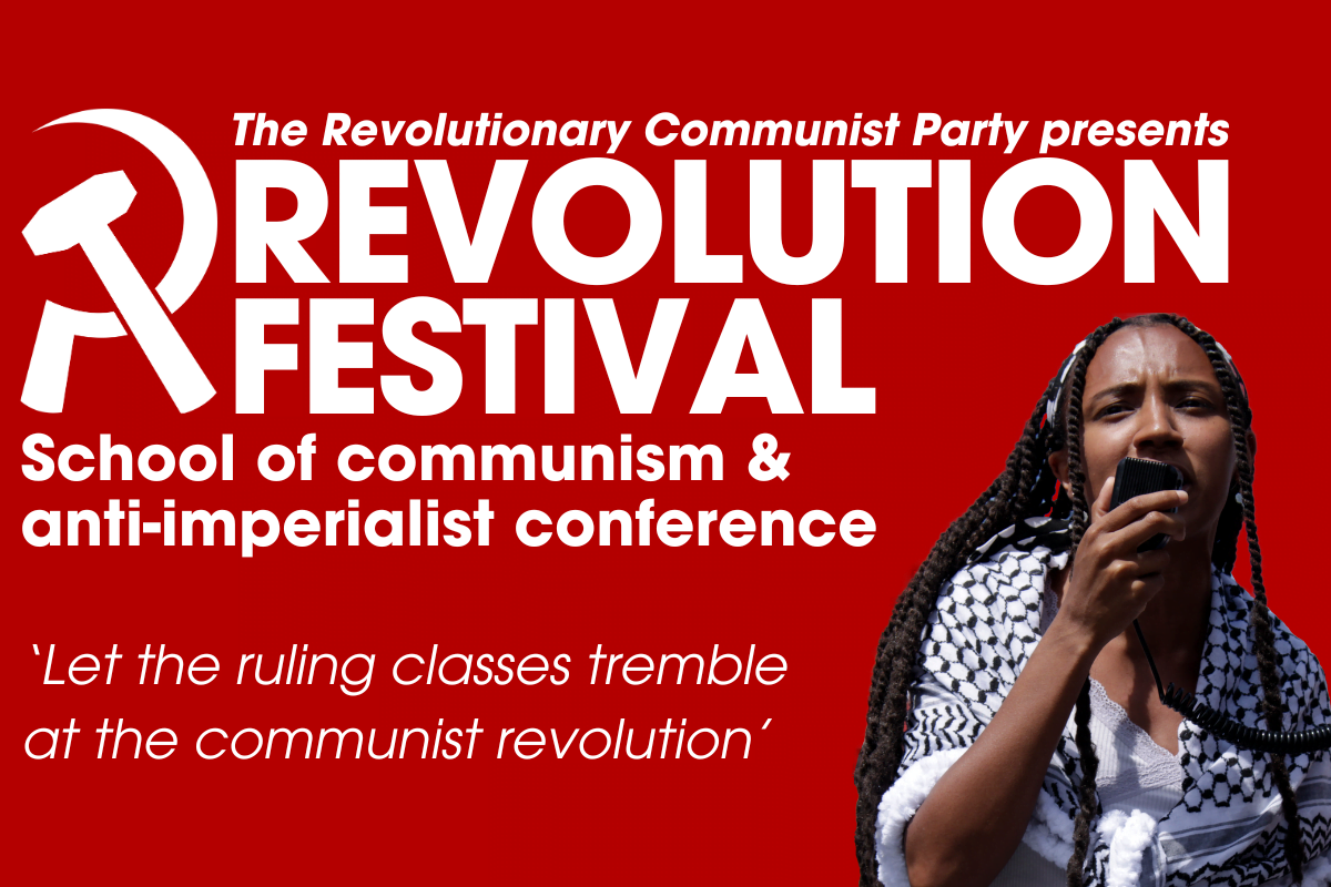 Three weeks to go until Revolution Festival – the school of communism!