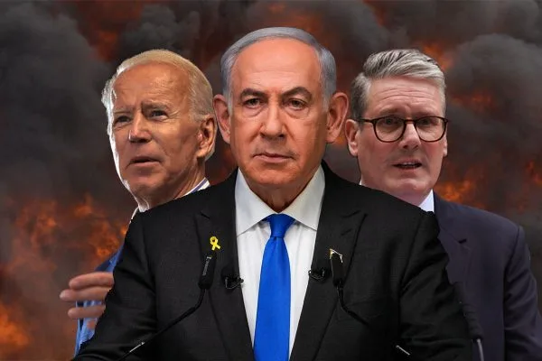 Netanyahu Starmer Biden