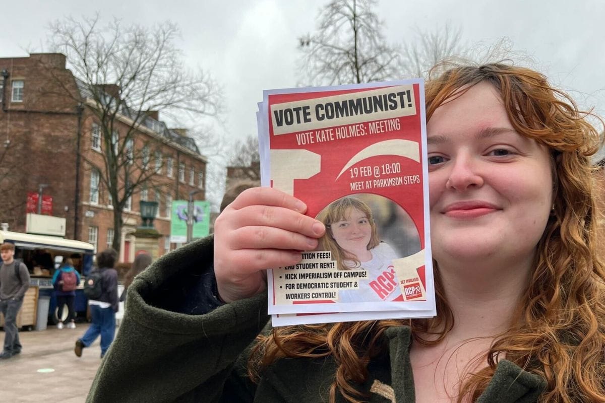 Kate Holmes Communist banned from LUU student elections