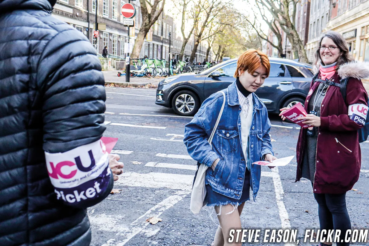UCU pickets