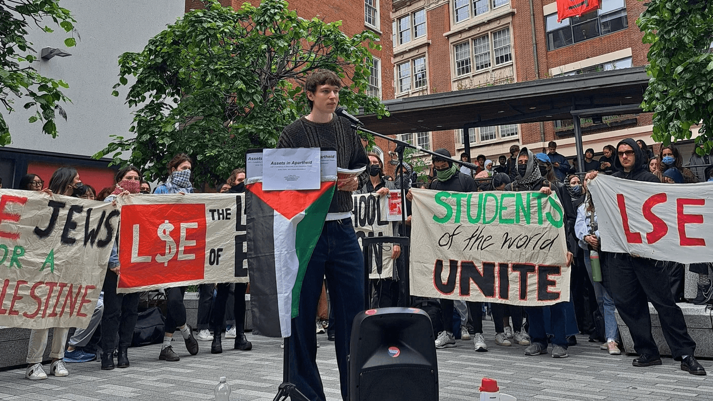 lse palestine protest