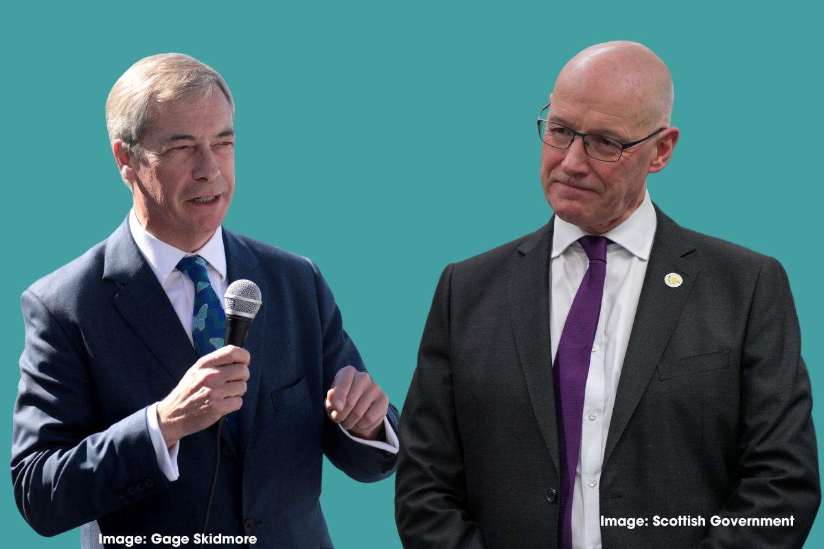 John Swinney and Nigel Farage