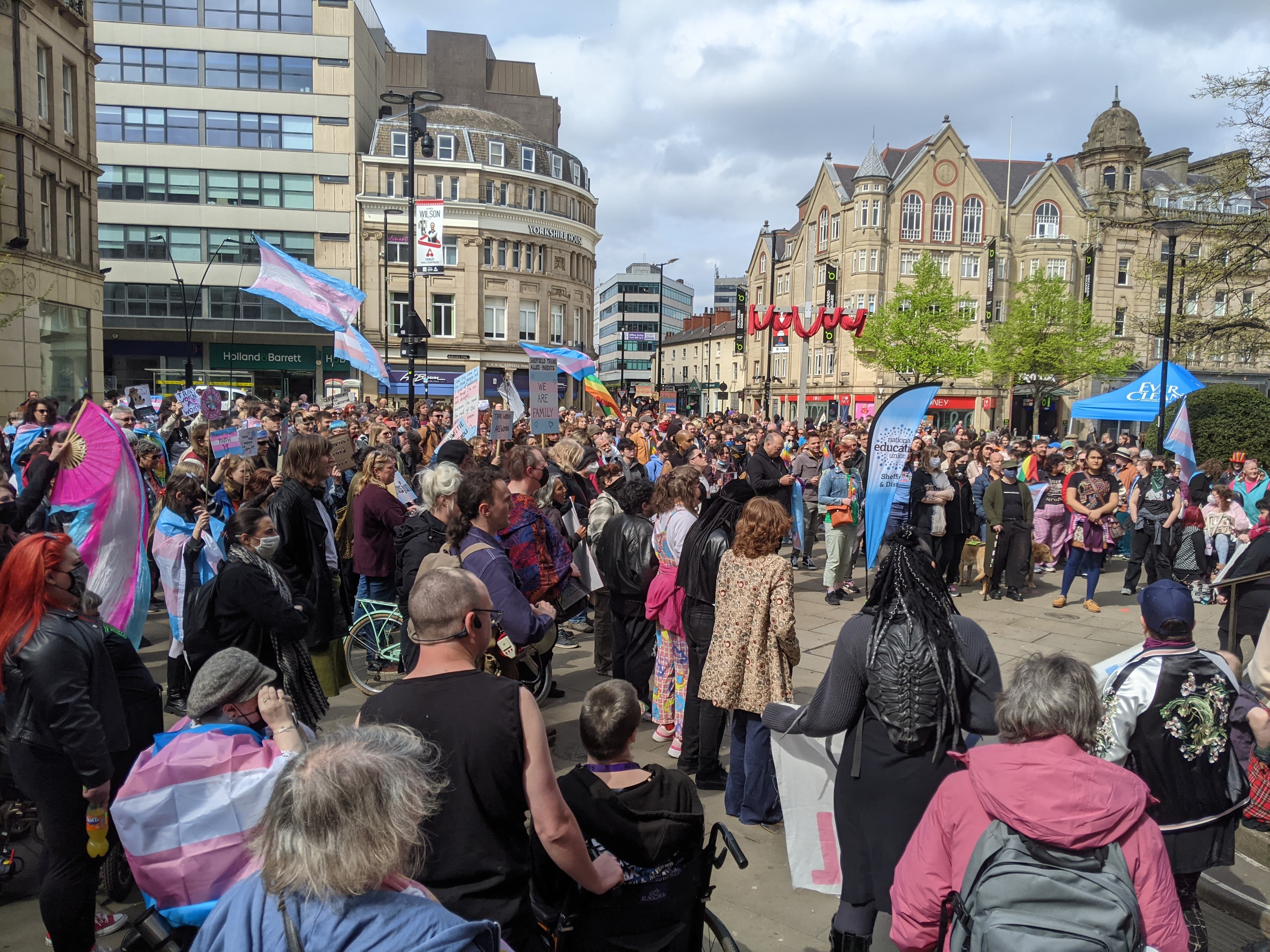 Trans demo Sheffield 1 Trans demo Sheffield 1
