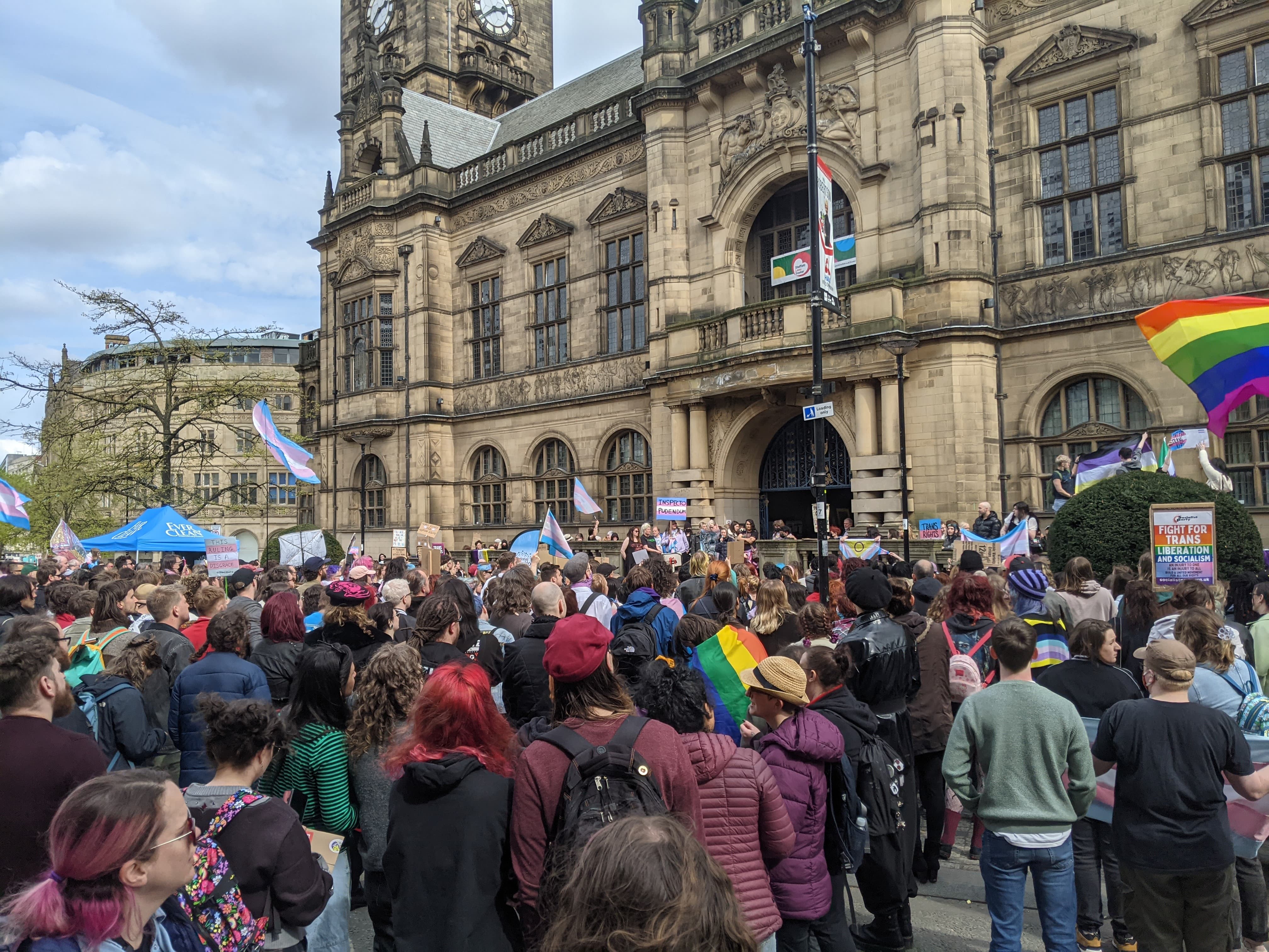 trans demo Sheffield
