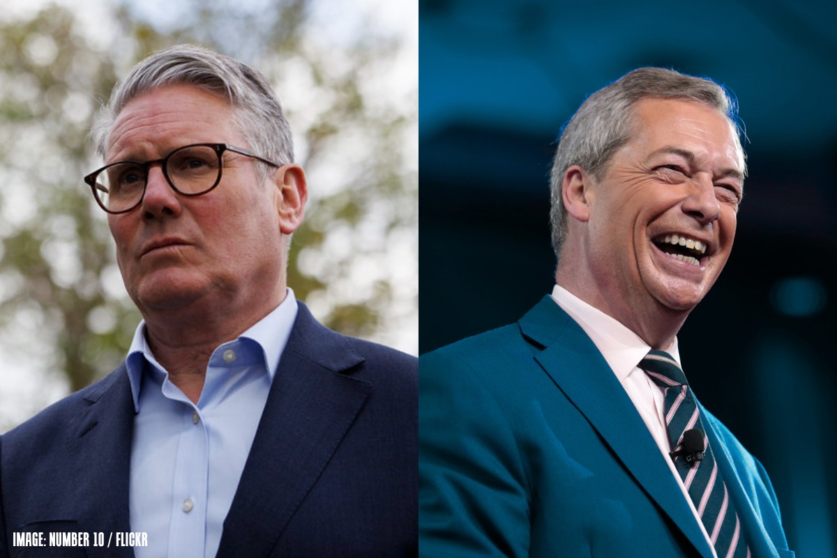 Morose Starmer and jubilant Farage