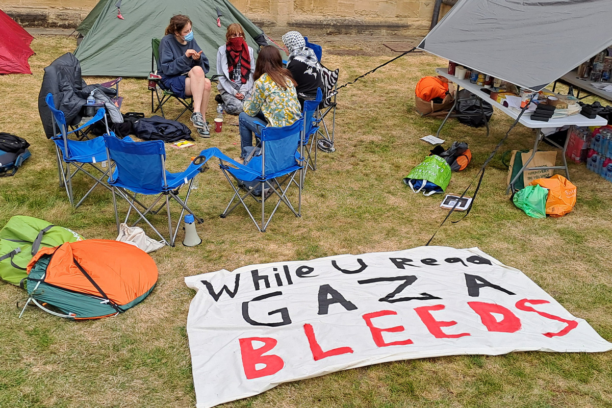 Oxford encampment round 2