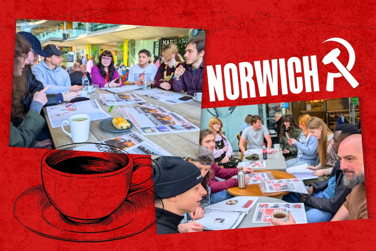 Norwich coffee with communists