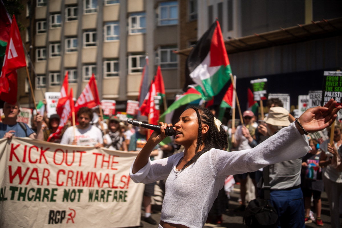 Palestine demo 23 06 June