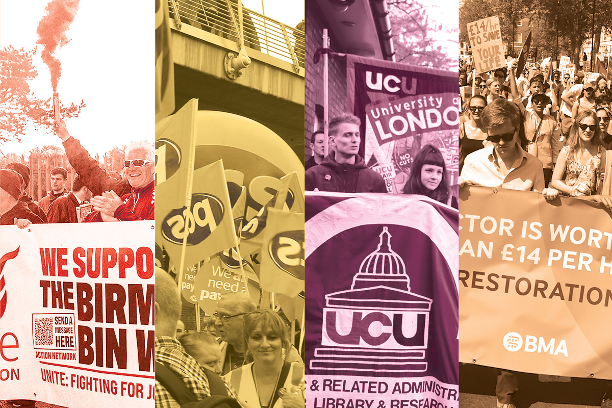 Trade unions Unite PCS UCU BMA