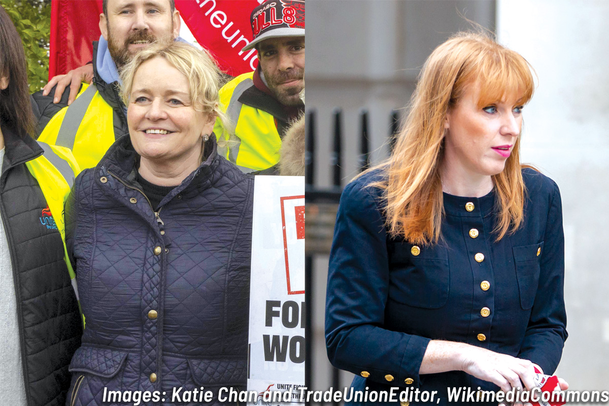 Angela Rayner Sharon Graham