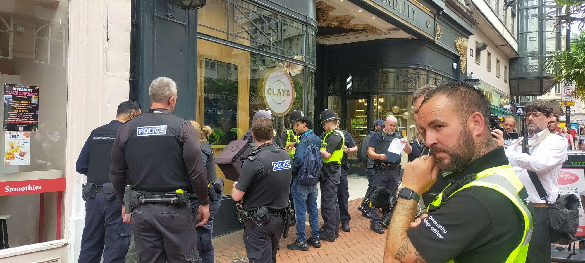 Birmingham migrant arrests 1