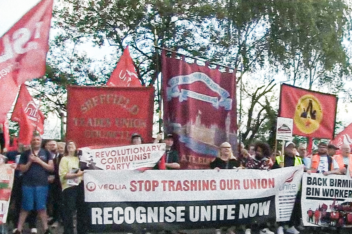 Sheffield bin strike megapicket