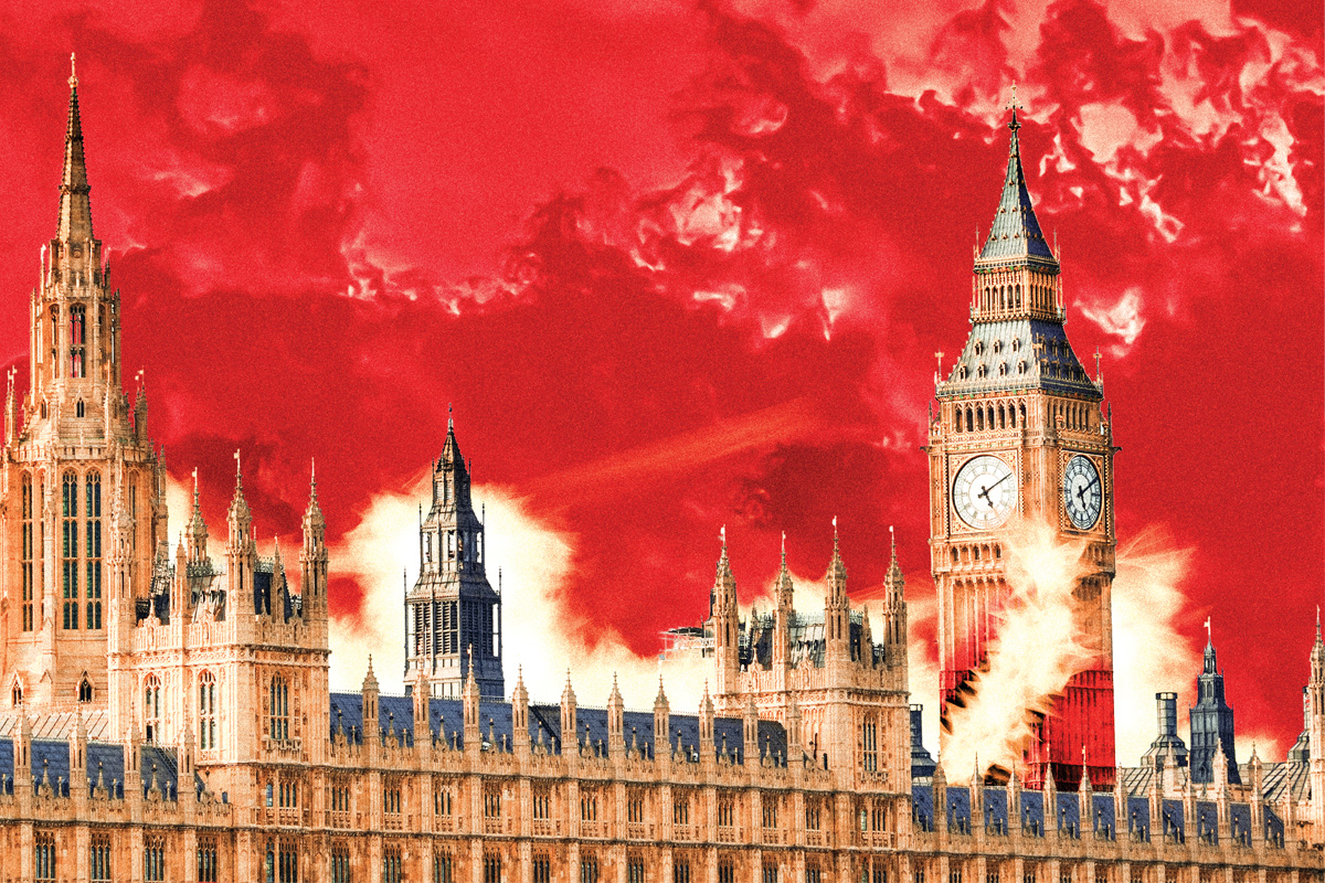 Burning Westminster