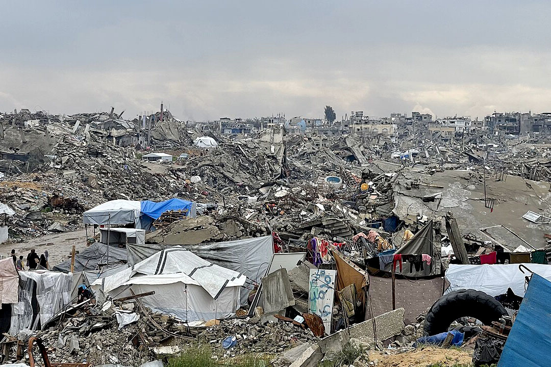Gaza rubble