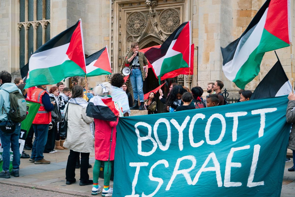 Cambridge RCP Palestine rally