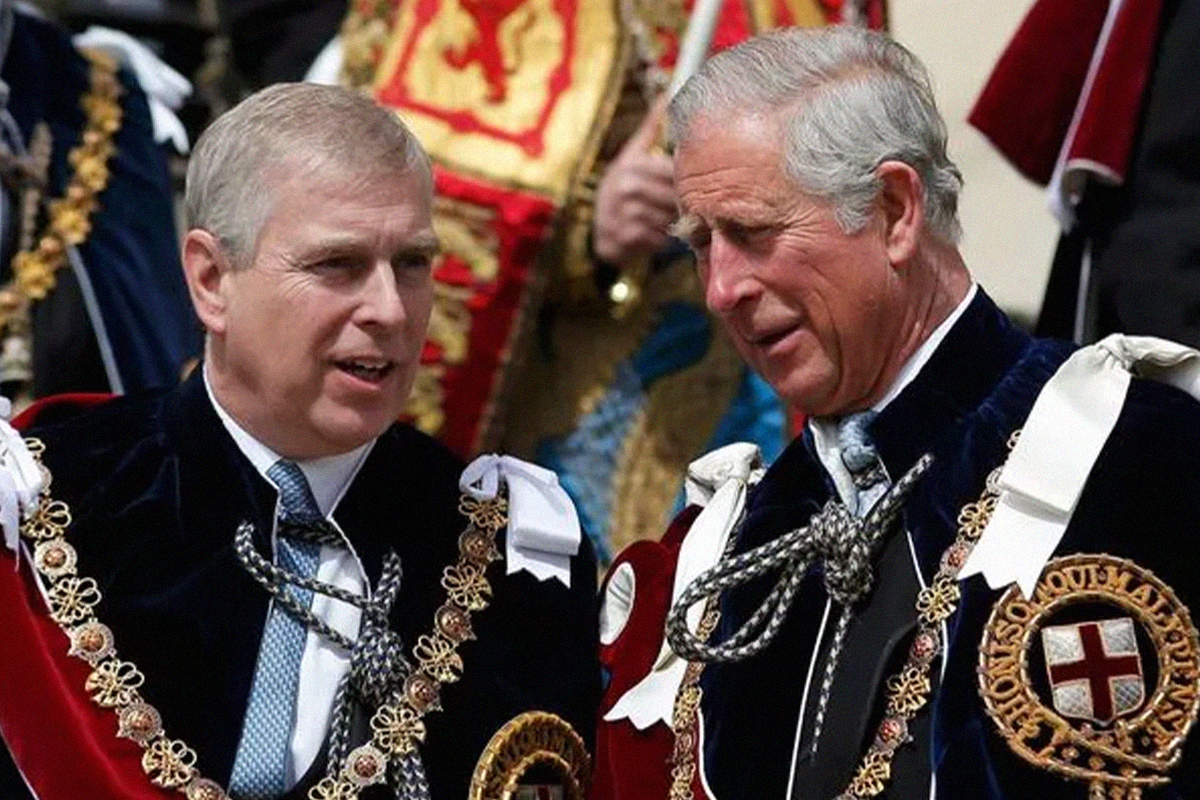Prince Andrew and King Charles