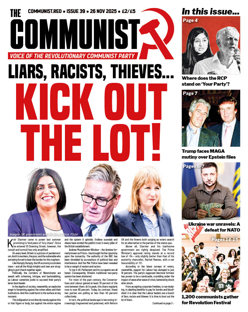 The Communist issue 39 front page