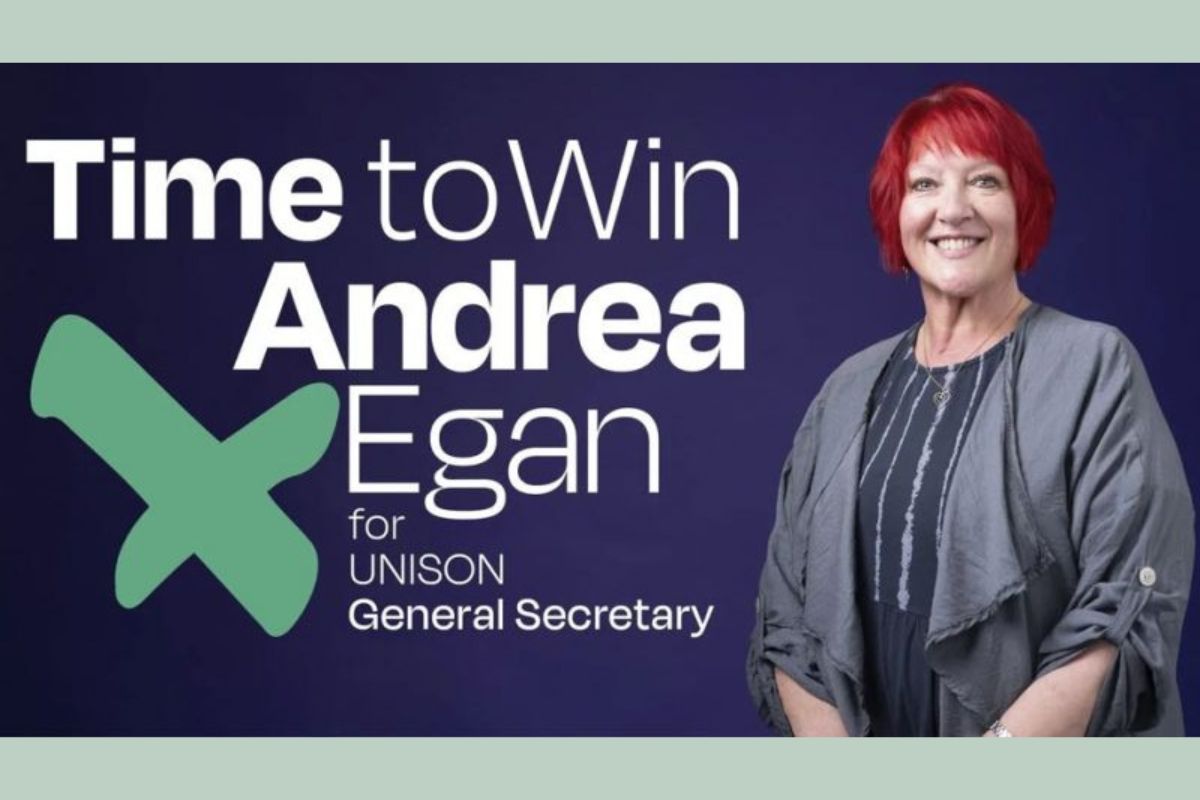 Andrea Egan wins Unison General Sec elections