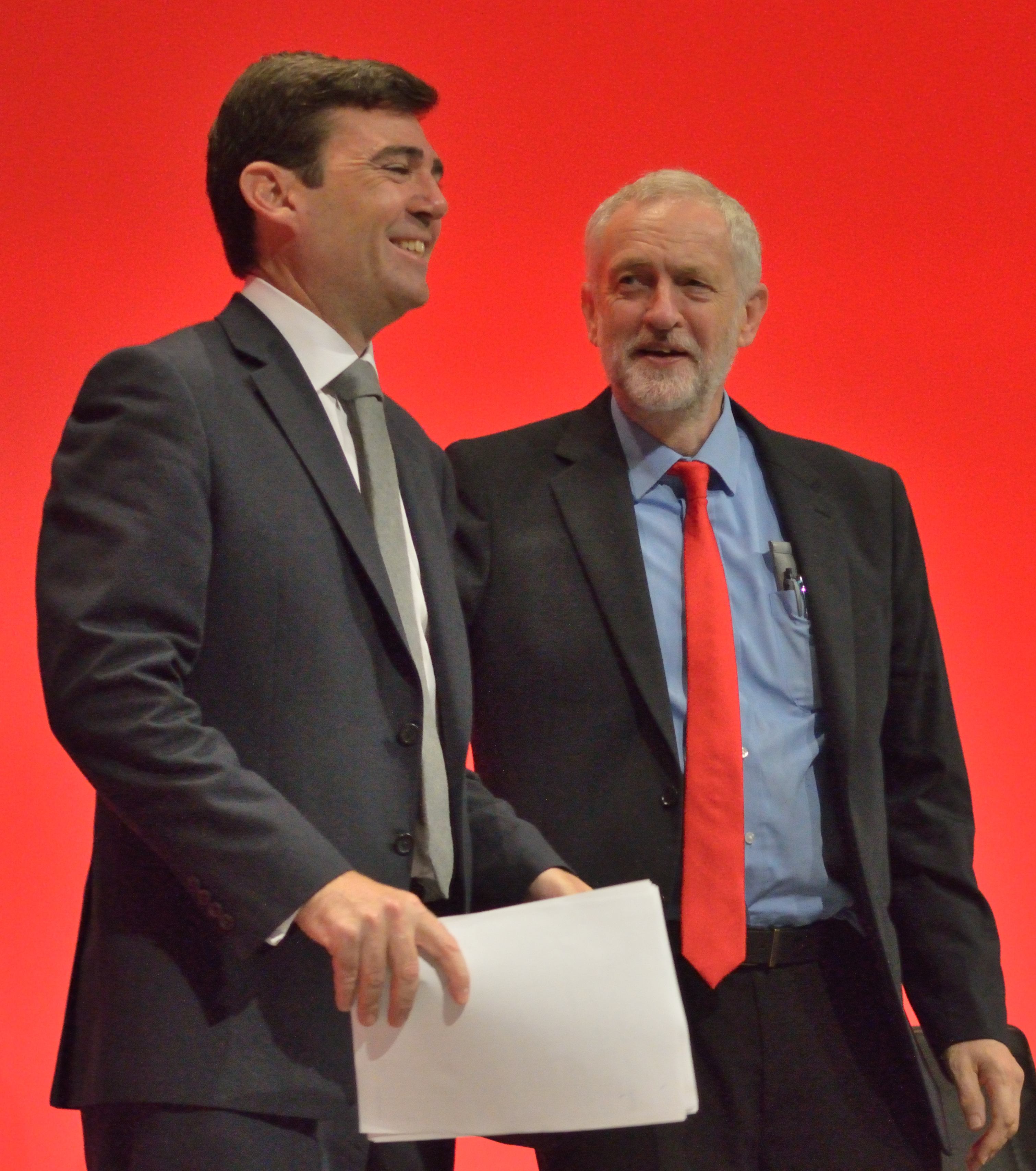 Andy Burnham and Jeremy Corbyn 2016