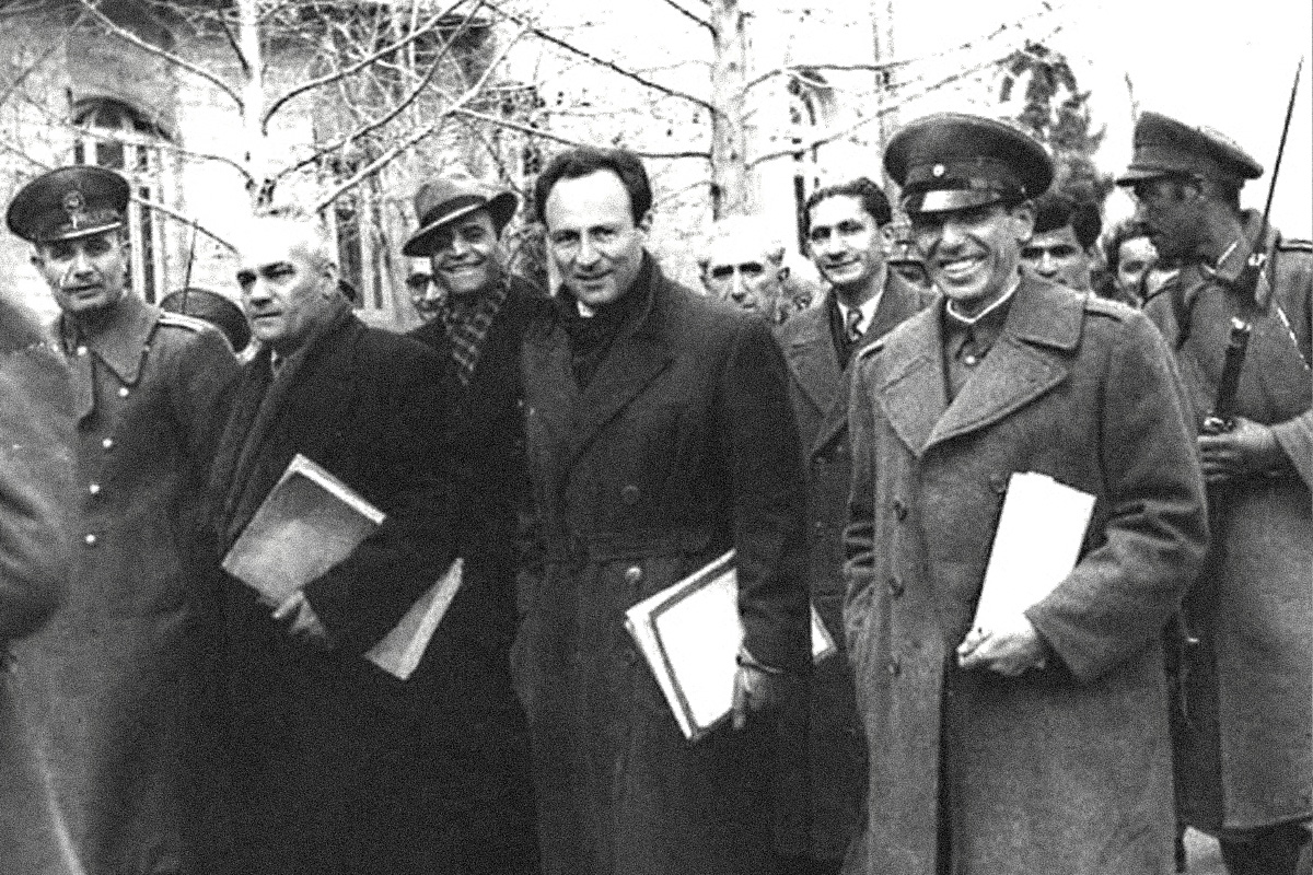 Noureddin Kianouri in Tehran 1949