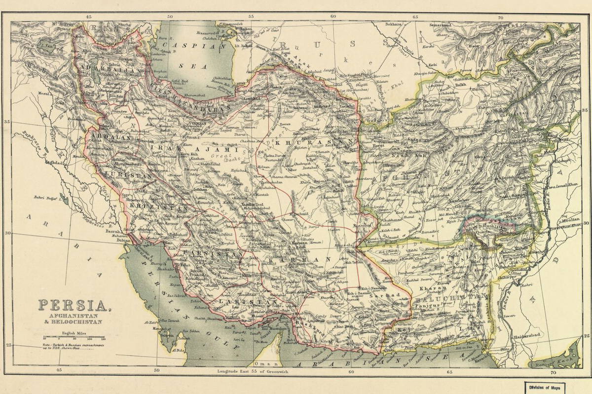 Persia old map