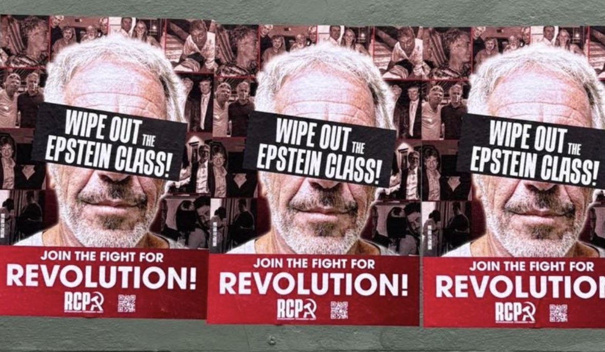 RCP summer recruitment campaign: Wipe out the Epstein class!
