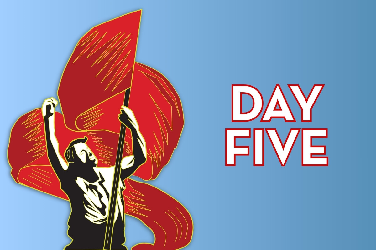 1926 General Strike graphic DAY FIVE