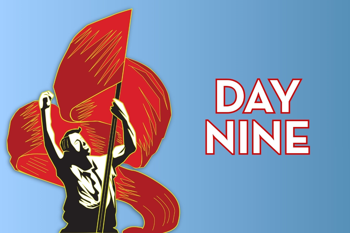1926 General Strike graphic day nine