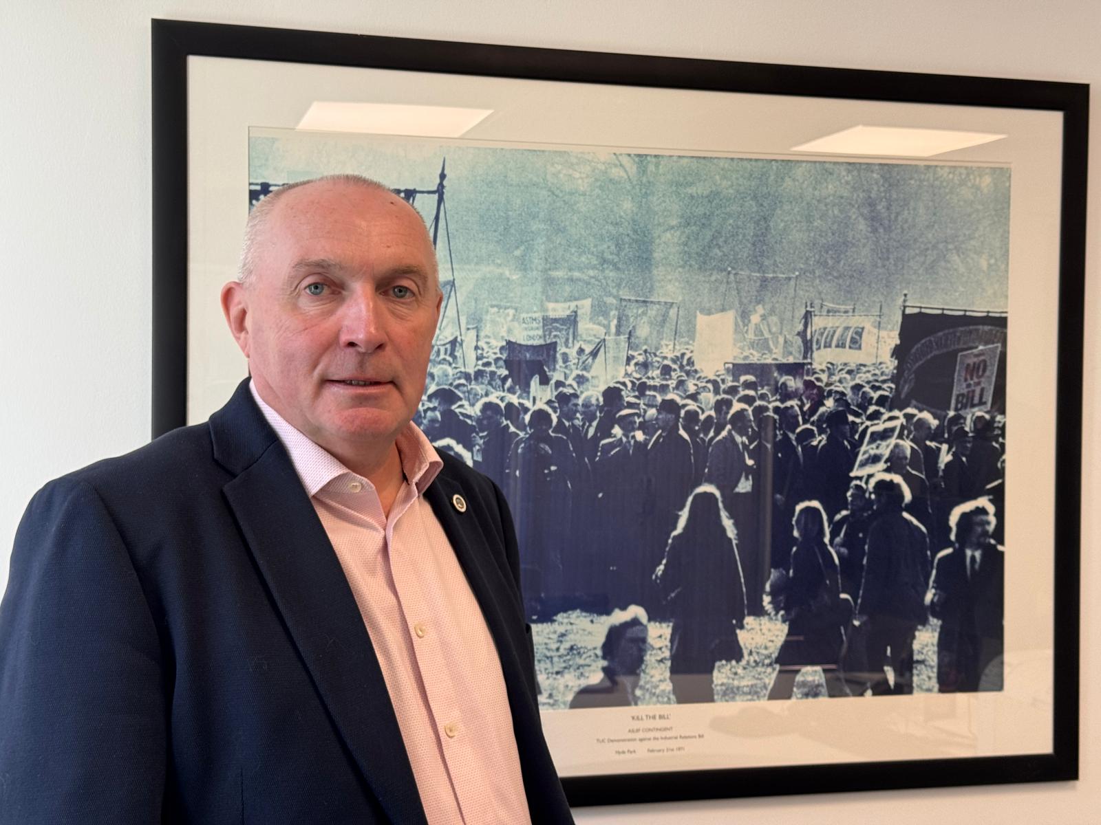 ASLEF general secretary Dave Calfe
