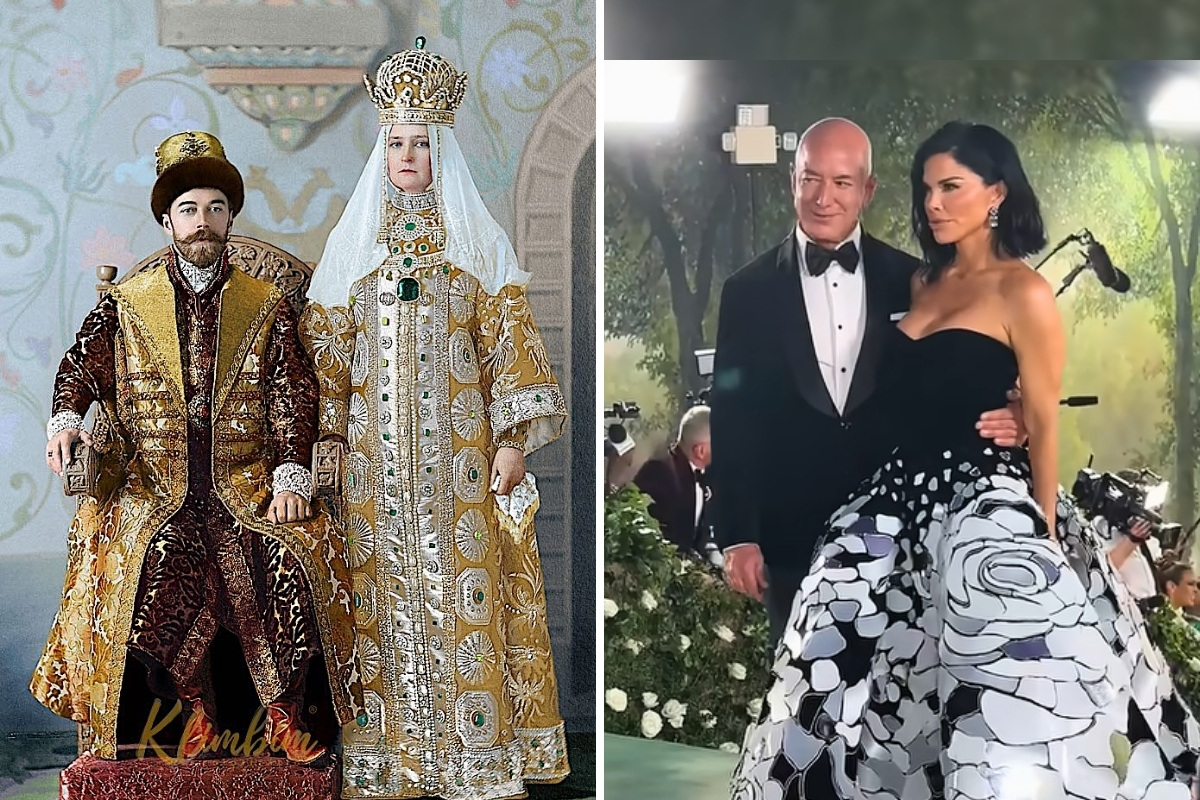 Bezos met gala romanovs